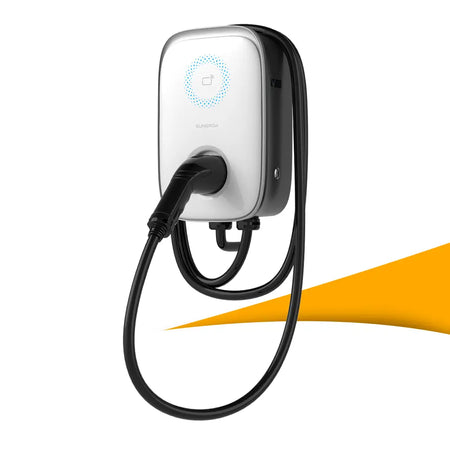 Sungrow EV Charger AC22E-D G3 22 kW wallbox met vaste Type 2-laadkabel van 7 meter – slimme laadpaal voor elektrische auto's.