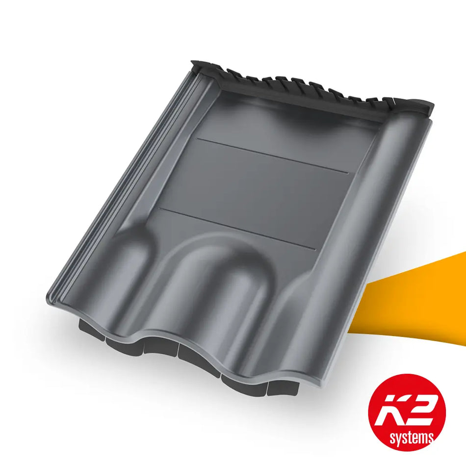 Grijze K2 4Tile metalen vervangpan 2005297 voor montage van zonnepanelen