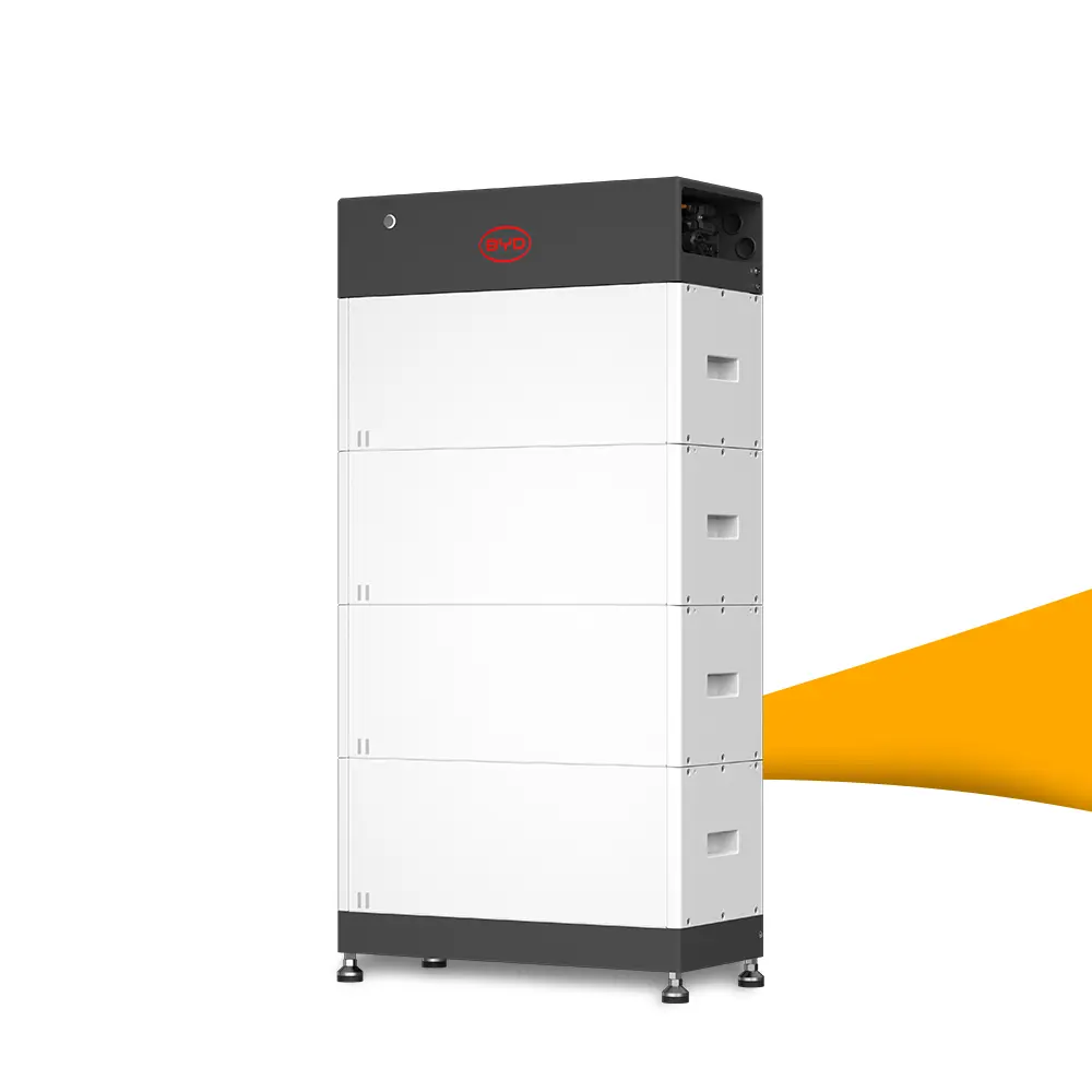 BYD HVM+ 11.0 batterijbox kopen bij solago.nl – energieopslag op witte achtergrond met oranje podium