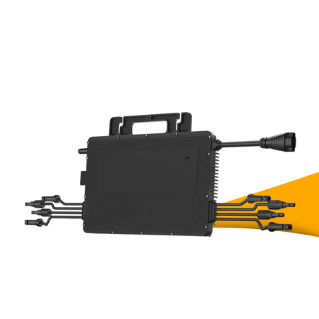 Produktbild - Der Hoymiles HMS-2000-4WB ist ein leistungsstarker Mikrowechselrichter der HiFlow Pro Serie, der speziell für größere Balkonkraftwerke und Mini-PV-Systeme entwickelt wurde. 
