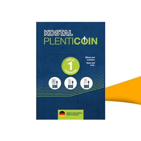 Kostal PLENTICOIN kaart DE kopen bij solago.nl – productkaart op witte achtergrond met oranje podium