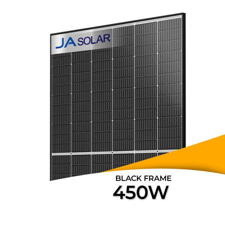 JA Solar 450W bifaciaal glas-glas zonnemodule met zwart frame JAM54D40-LB – dubbelglas module voor hoge stroomproductie (staffelprijs), nu zonnemodules kopen bij solago.nl