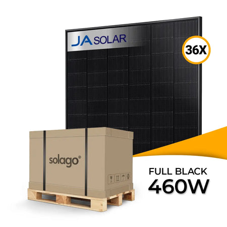 Produktbild - Ja Solar 460W Glas-Glas Full Black JAM54D41 LR - Palettenpreis