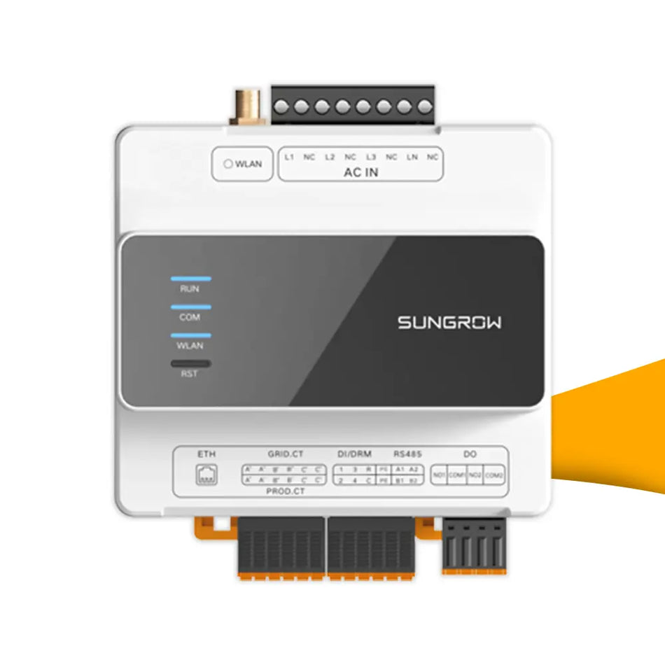 Sungrow iHomeManager smart energy hub kopen bij solago.nl – product op wit met oranje podium