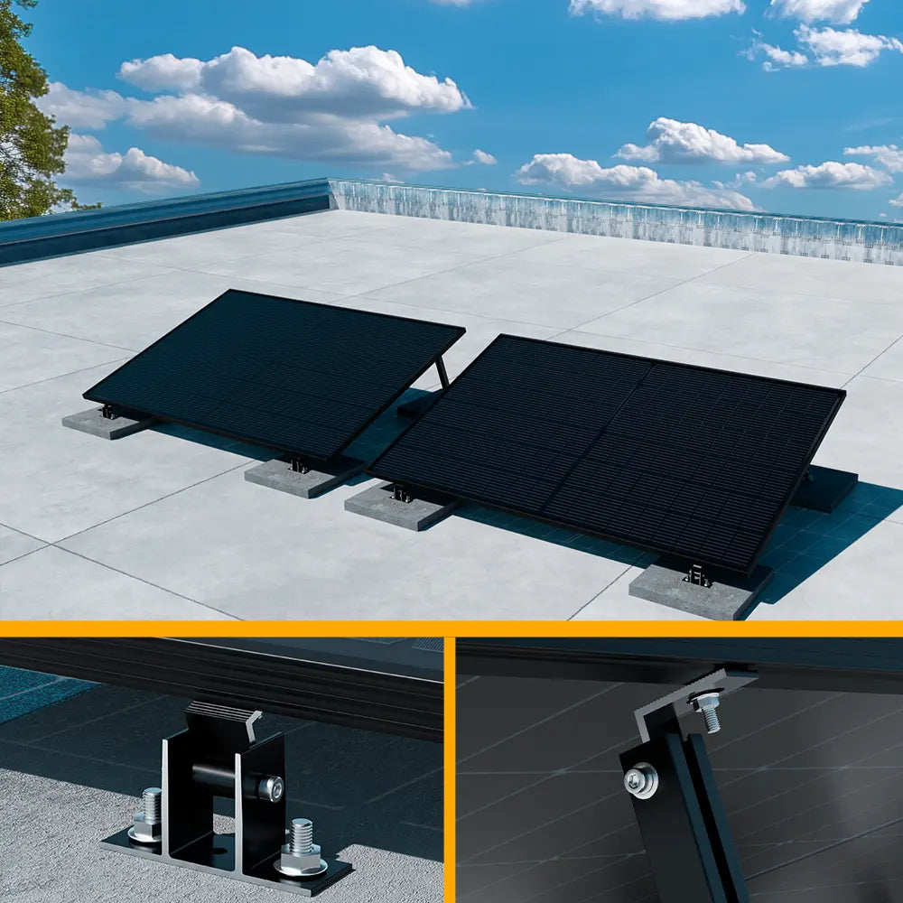 Balkonkraftwerk montagebeugel voor plat dak kopen bij solago.nl