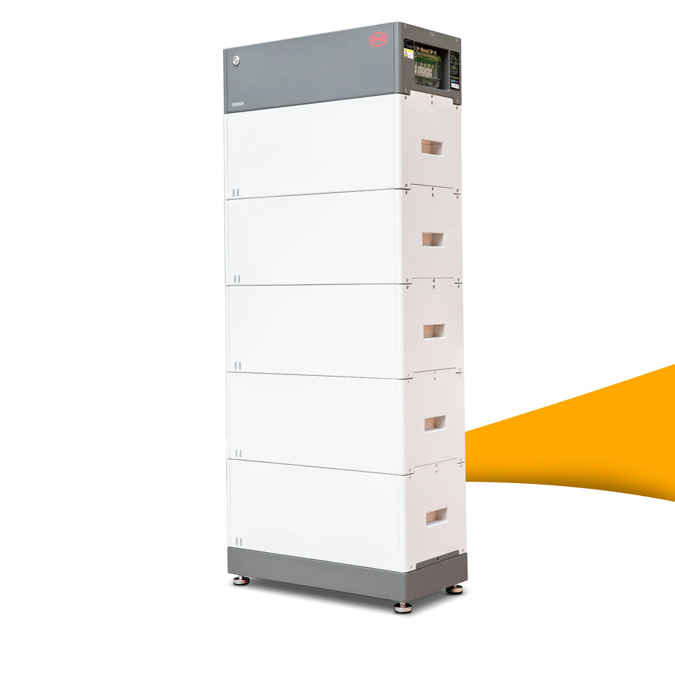 BYD Battery-Box Premium HVM 13.8 thuisbatterij – modulaire energieopslag voor zonnepanelen/PV-systeem met hoge capaciteit en meer zelfverbruik, nu thuisbatterij kopen bij solago.nl
