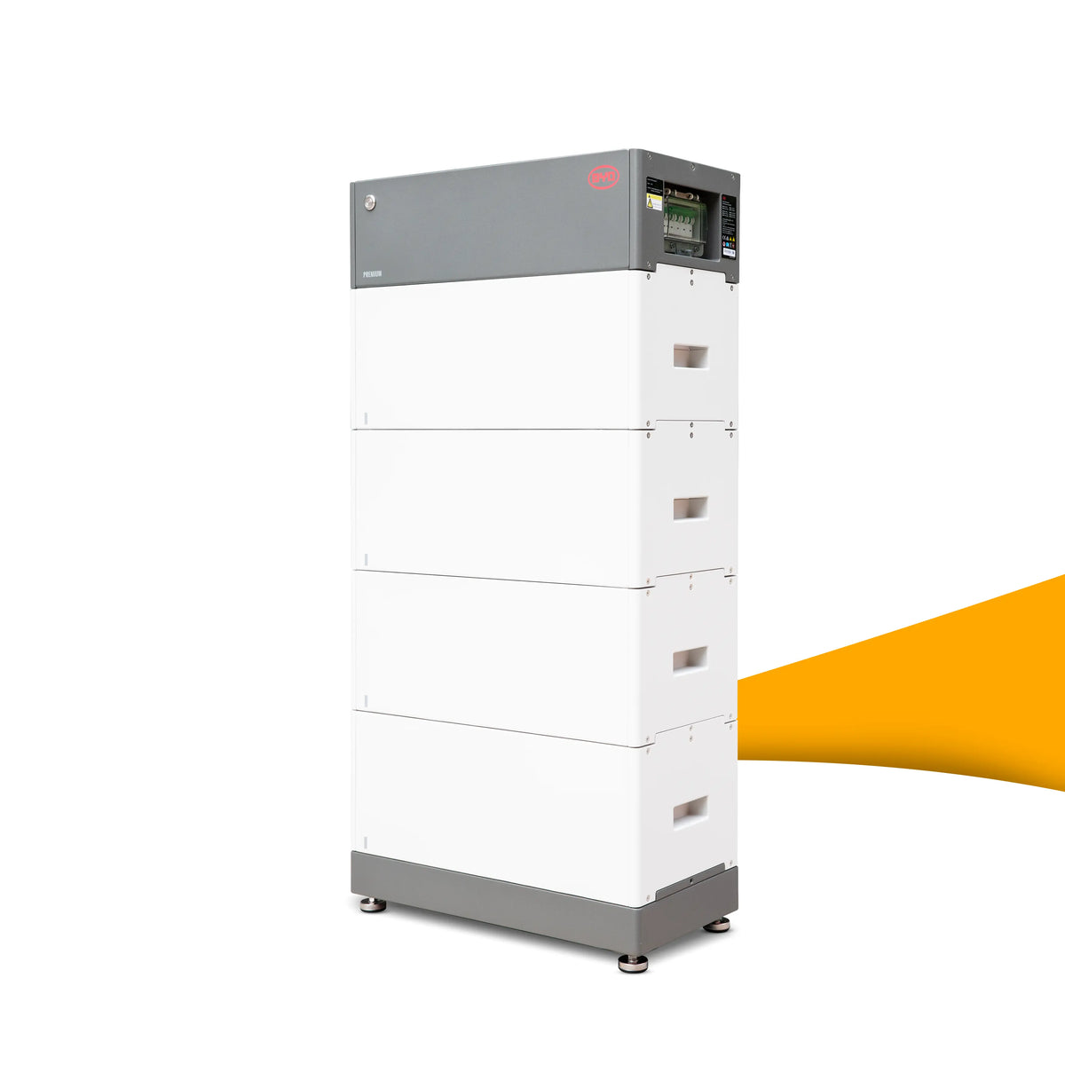 BYD Battery-Box HVS 10.2 energieopslagsysteem – modulaire thuisbatterij voor zonnepanelensysteem, ideaal voor meer zelfverbruik en efficiënte opslag van zonne-energie; nu energieopslag kopen bij solago.nl