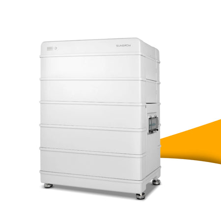 Sungrow SBR160 batterijopslag 16 kWh (v13) – krachtige thuisaccu voor zonnepanelen met hoge opslagcapaciteit en optimaal eigen verbruik, nu batterijopslag kopen bij solago.nl