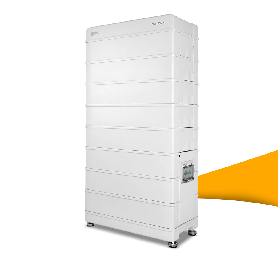 Sungrow SBR256 thuisaccu 25,6 kWh (v13) – modulaire batterijopslag voor PV-systeem met hoog rendement en maximale energieproductie benutten, nu thuisaccu kopen bij solago.nl