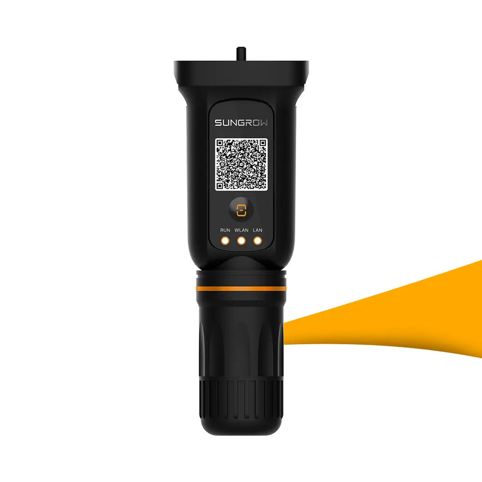 Sungrow WiNet-S2 dongle kopen bij solago.nl – communicatiemodule op wit met oranje podium